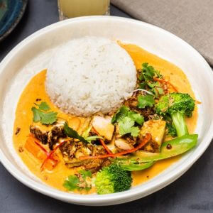 Grilled Chicken Curry Rice